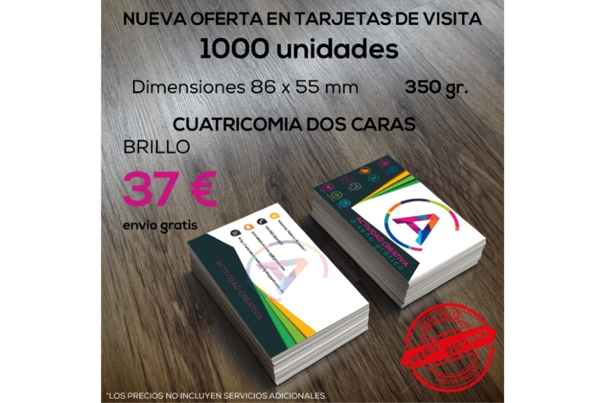 Tarjetas de visita ecoline